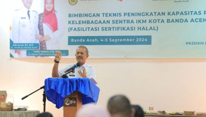 Pemko Targetkan 50% UMKM di Banda Aceh Miliki Sertifikasi Halal Pada 2025