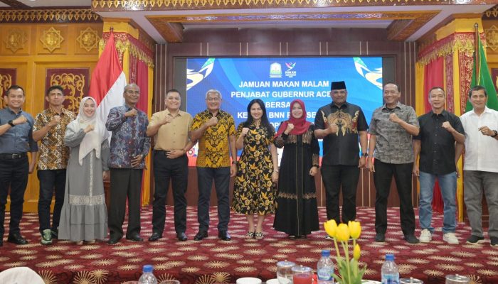 Pj Gubernur Safrizal Sambut Kepala BNN di Meuligoe Gubernur Aceh