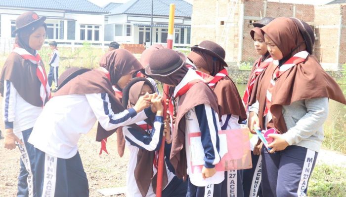 MIN 27 Aceh Besar Sukses Gelar Perkemahan Pramuka