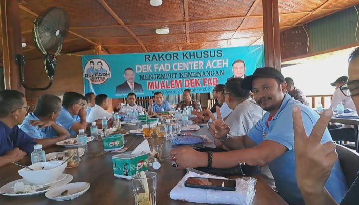 Dek Fad Center Aceh Gelar Rapat Koordinasi
