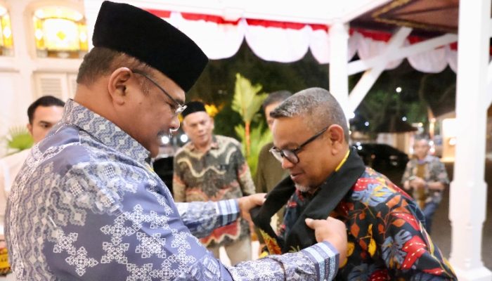 Pj Gubernur Safrizal Sambut Delegasi Kerajaan Negeri Pulau Pinang di Meuligoe