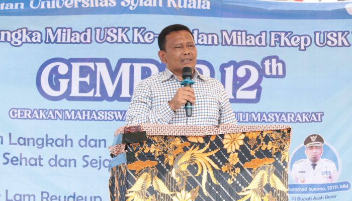 Wakili Pj Bupati Aceh Besar, Staf Ahli Hadiri Pembukaan Kegiatan GEMPAR Ke-12 Fakultas Keperawatan USK