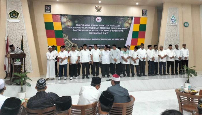 Pengurus Persaudaraan Pidie Raya, Dikukuhkan, Pj Gubernur Harapkan Jadi Pelopor Persatuan