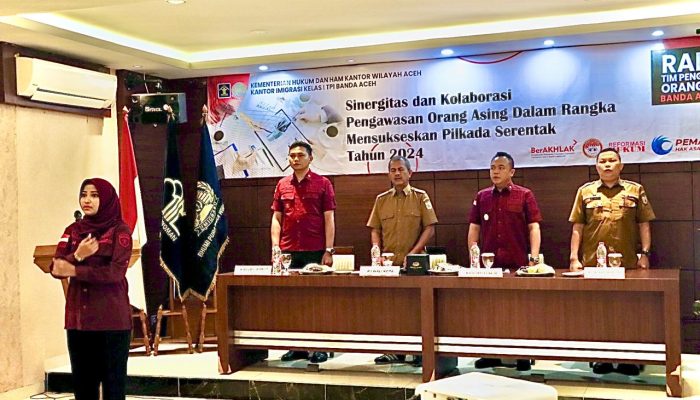 Jelang Pilkada Serentak 2024, Imigrasi Banda Aceh Gelar Rapat Koordinasi Tim PORA