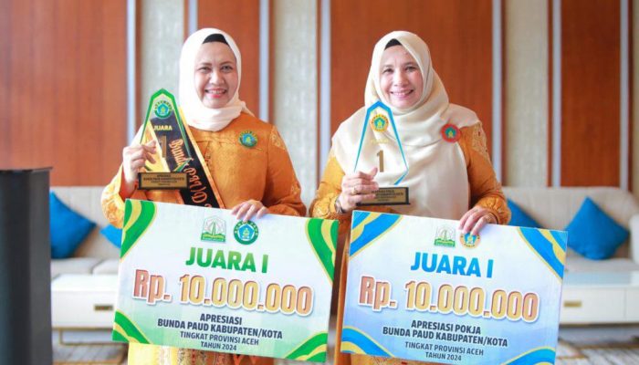 Banda Aceh Borong Juara Lomba Apresiasi Bunda PAUD dan Pokja PAUD Tingkat Provinsi