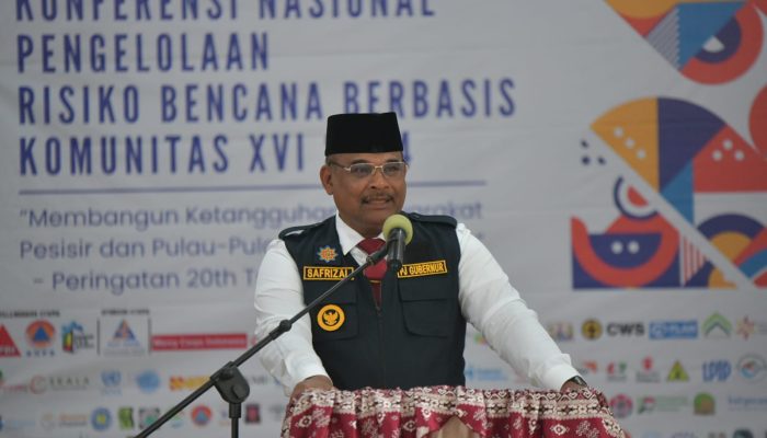 Pj Gubernur Aceh Buka Konfernas PRB Berbasis Komunitas XVI 2024