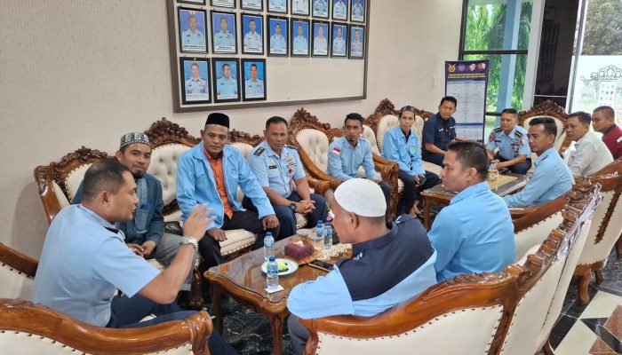 Danlanud SIM Terima Audiensi Ketua DPD BKPRMI Aceh Besar