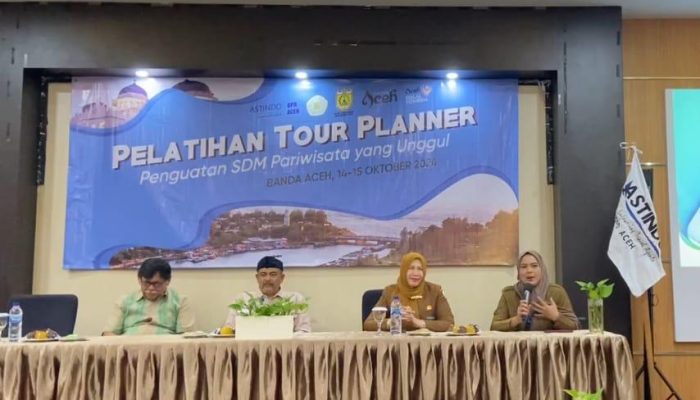 Dispar Kota Banda Aceh Apresiasi Astindo Adakan Pelatihan Tour Planner
