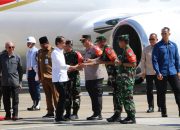 Danlanud SIM Bersama Forkopimda Aceh Sambut Kedatangan Presiden Jokowi di Aceh