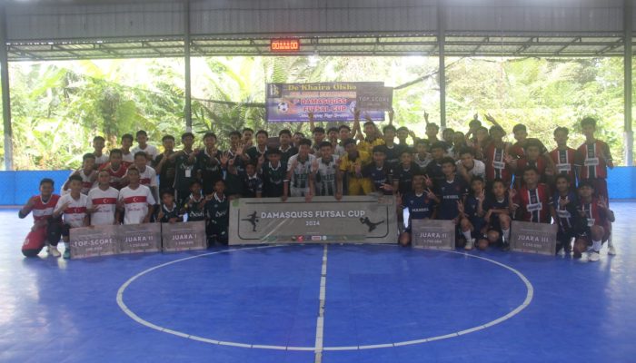MAS Darul Ulum dan SMP Babul Maghfirah Raih Juara 1 Damasquss Futsal Cup II 2024