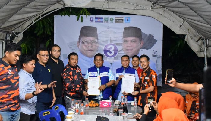 Dukugan untuk Pasangan AMIN Terus Mengalir, Pemuda Pancasila dan Komunitas All In Merapat