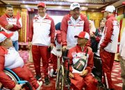 Pj Gubernur Safrizal Bakar Semangat Atlet NPCI Aceh yang akan Berlaga di Peparnas Solo