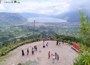 Wisata Pantan Terong di Aceh Tengah, panorama Danau Lut Tawar dari atas bukti