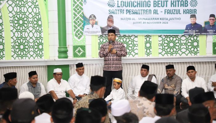 Pj Bupati Aceh Besar Lounching Beut Kitab Santri Pesantren Al Fauzul Kabir
