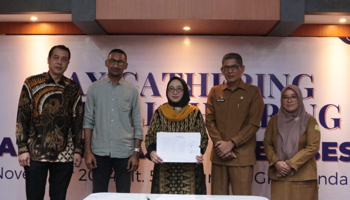 Wakili Pj Bupati, Asisten III Sekdakab Hadiri Tax Gathering Public Hearing KPP Pratama Aceh Besar
