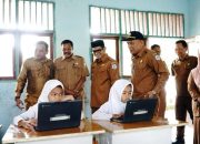 Pj Bupati Agara Tinjau Pelaksaan Ujian ANBK