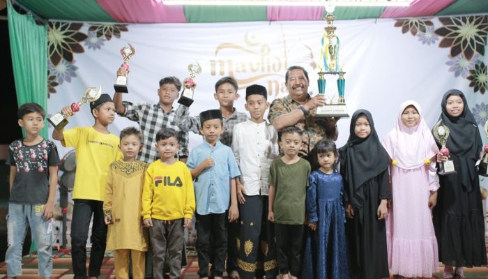 MTQ ke-2 Gampong Tanjong Lhoknga Ditutup dengan Peringatan Maulid Nabi Muhammad