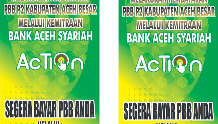 Mudahkan Wajib Pajak, Pemkab Aceh Besar Hadirkan Action Mobile Banking Bank Aceh Syariah