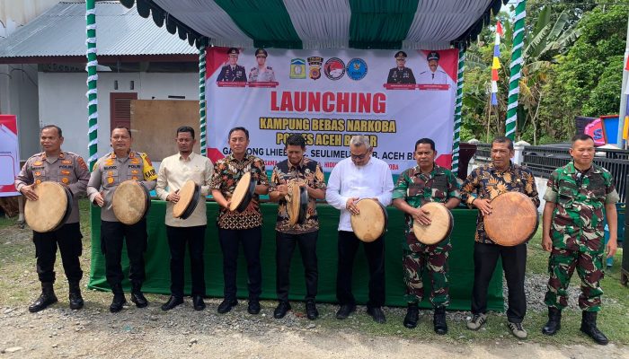 Gampong Lhieb Seulimuem Jadi Kampung Bebas Narkoba di Aceh Besar