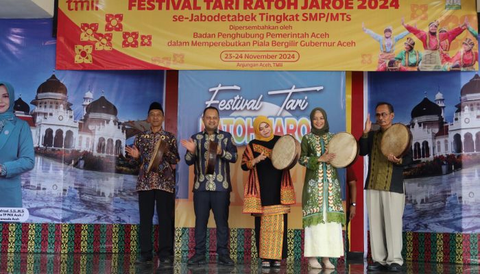 Buka Festival Tari Ratoh Jaroe, Pj Ketua Dekranasda Aceh: Terimakasih Telah Mempromosikan Kebudayaan Aceh