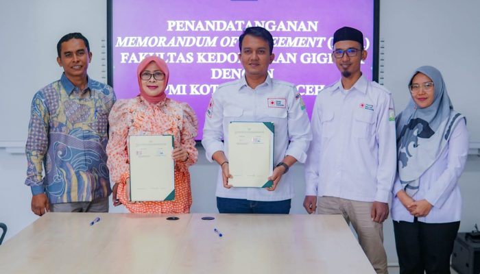 FKG USK dan PMI Banda Aceh Jalin Kerja Sama untuk Misi Kemanusiaan