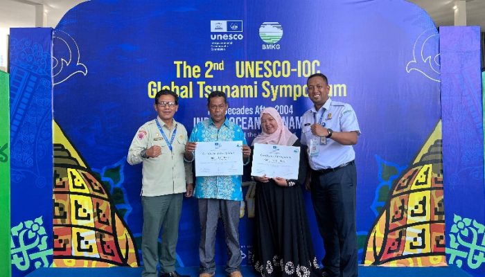 UNESCO Tetapkan Gampong Mon Ikeun dan Lam Kruet Lhoknga Aceh Besar Sebagai Daerah Tsunami Ready