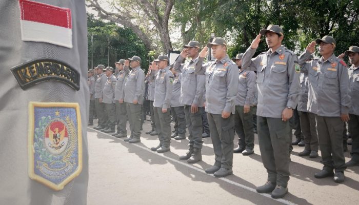 298 Personil Satlinmas Sabang Siap Amankan Pilkada Serentak 2024