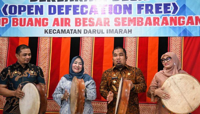 Pj Bupati Aceh Besar Luncurkan Deklarasi Kecamatan ODF di Darul Imarah