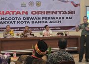 Dandim 0101/KBA Dorong Ketahanan Pangan Melalui Program Nasional di Orientasi Anggota DPRK Banda Aceh