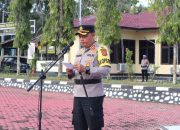 Polres Aceh Besar Gelar Apel Pasukan Operasi Lilin Seulawah 2024