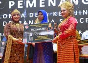 Gampong Kueh Aceh Besar Juara Favorit Lomba Desa Kerajinan Dekranasda 2024