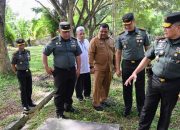 Wakili Pj Bupati, Sekda Sulaimi Dampingi Pangdam IM Tinjau Aksi Karya Bakti di Kuburan Massal