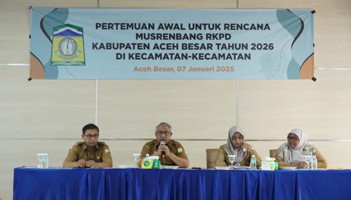 Aceh Besar Gelar Pertemuan Awal Rencana Musrenbang RKPD 2026