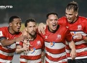 Derby Jatim Sengit, Madura United Kandaskan Persik Kediri 2-1 