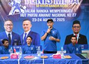 Turnamen Tenis Meja se-Kota Banda Aceh HUT PAN ke-27 Resmi Dibuka, Diikuti 60 Peserta