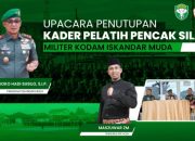 Diikuti 274 Peserta, Pelatihan Kader Pelatih Pencak Silat Militer Kodam IM Berakhir