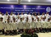 PBVSI Lepas Timnas Voli Indonesia ke Asian Youth Games 2025