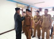 Camat Baitussalam Lantik Arief Ferdian sebagai Pj Keuchik Cadek