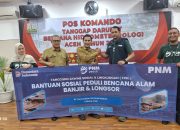 PNM Salurkan Bantuan Masa Panik untuk Aceh