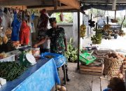 Pastikan Kondisi Pasar Kondusif, Kopka Nasrizal Monitoring Harga Sembako