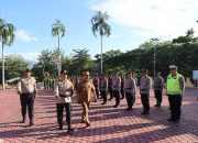 Polres Aceh Besar Apel Gelar Pasukan Operasi Kepolisian Terpusat Lilin Seulawah Tahun 2025