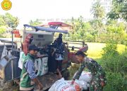 Dukung Ketahanan Pangan Keluarga, Babinsa Kuta Malaka Komsos Bersama Warga