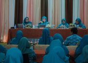 TP PKK Aceh Besar Gelar Pertemuan Rutin dan Halal Bihalal Pasca Idul Fitri