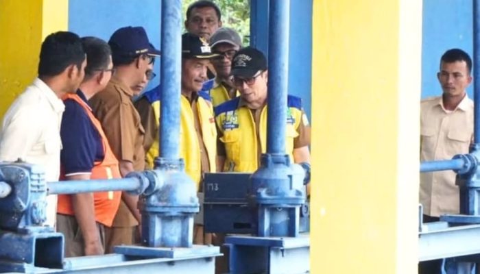 Pemkab Aceh Besar Resmi Mulai Musim Tanam Gadu 2026, Pintu Intake Bendungan Krueng Aceh Dibuka