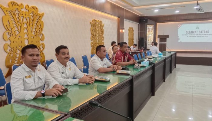 DPMG Aceh Besar Dukung Tertib Administrasi Melalui Rakor Penetapan dan Penegasan Batas Gampong