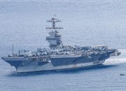Kapal Induk Terbesar AS ‘Mundur’ dari Timteng Usai Perangi Iran