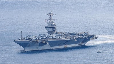 Kapal Induk Terbesar AS ‘Mundur’ dari Timteng Usai Perangi Iran