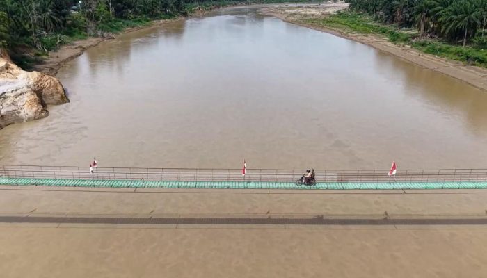 Jembatan Gantung Perintis Garuda Jadi Ikon Baru Aceh Tamiang, Permudah Akses Warga