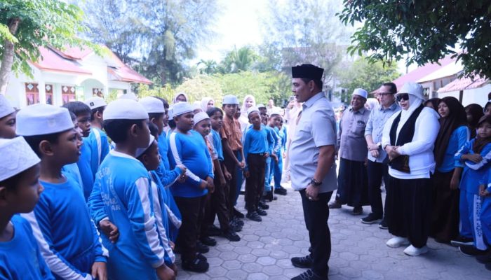 Saweu Sikula, Bupati Aceh Besar Dorong Pembangunan Fasilitas SDN 2 Lamcot