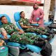 Setetes Darah Prajurit untuk Kemanusiaan, Personel Koramil Kuta Alam dan Baiturrahman Turun Bantu PMI